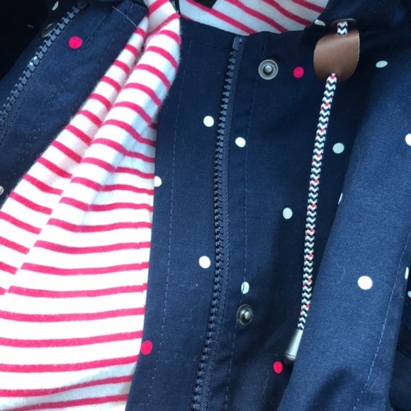 Talbots Water Resistant Polka Dot Utility Jacket - Picture 8 of 9